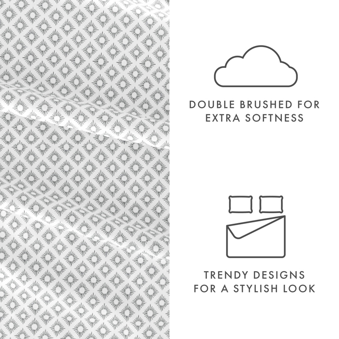 Patterned Ultra-Soft Bed Sheet Set - Classic Patterns
