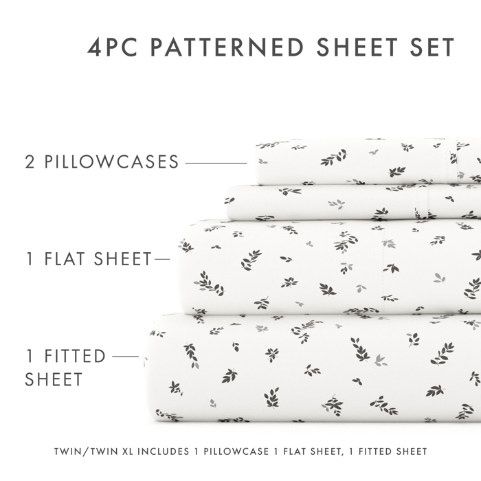 Patterned Ultra-Soft Bed Sheet Set - Classic Patterns