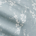 Queen Distressed Willow Blue Patterned Ultra-Soft Bed Sheet Set - Delicate Details