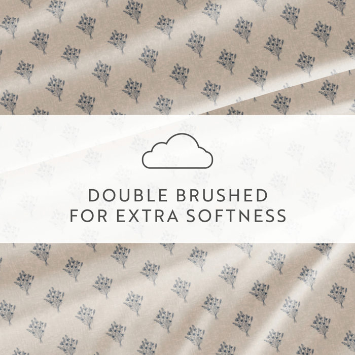 Patterned Ultra-Soft Bed Sheet Set - Delicate Details