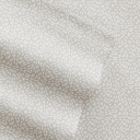 California King Modern Circles Light Gray Patterned Ultra-Soft Bed Sheet Set - Delicate Details