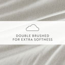 California King Modern Circles Light Gray Patterned Ultra-Soft Bed Sheet Set - Delicate Details