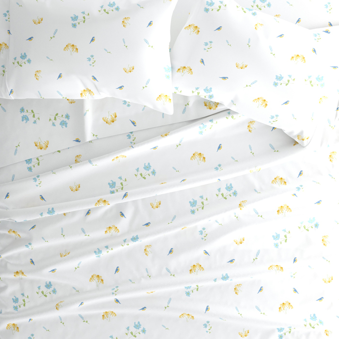 Patterned Ultra-Soft Bed Sheet Set - Garden Farmhouse