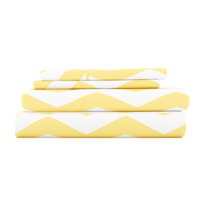 Patterned Ultra-Soft Bed Sheet Set - Geometric Patterns