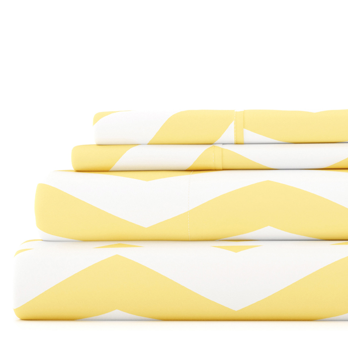 Patterned Ultra-Soft Bed Sheet Set - Geometric Patterns