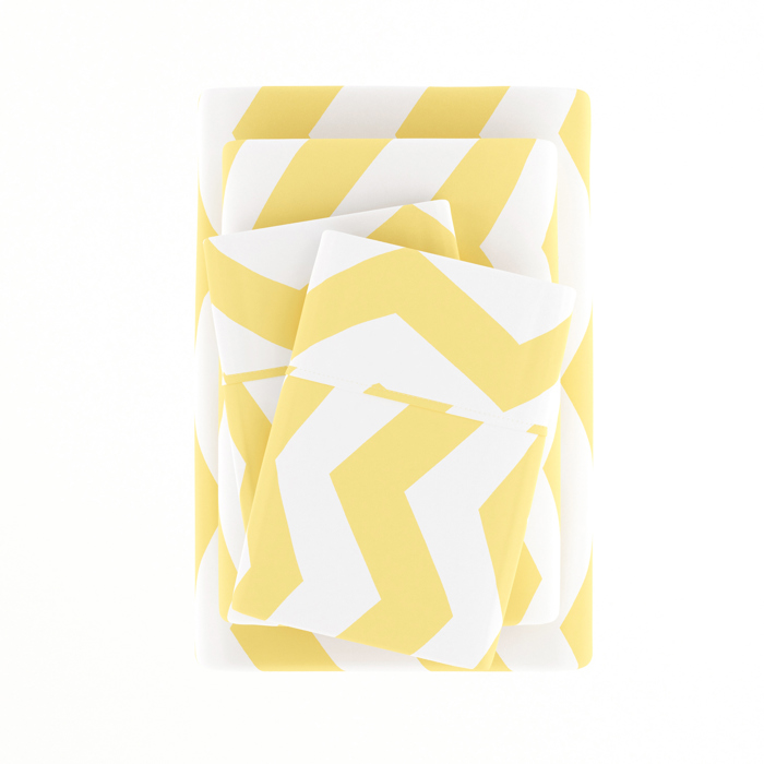 Patterned Ultra-Soft Bed Sheet Set - Geometric Patterns