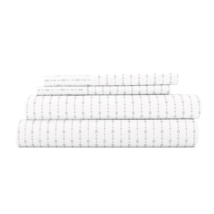 Patterned Ultra-Soft Bed Sheet Set - Modern Elegance