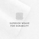 Full/Double Chambray White Patterned Ultra-Soft Bed Sheet Set - Modern Elegance