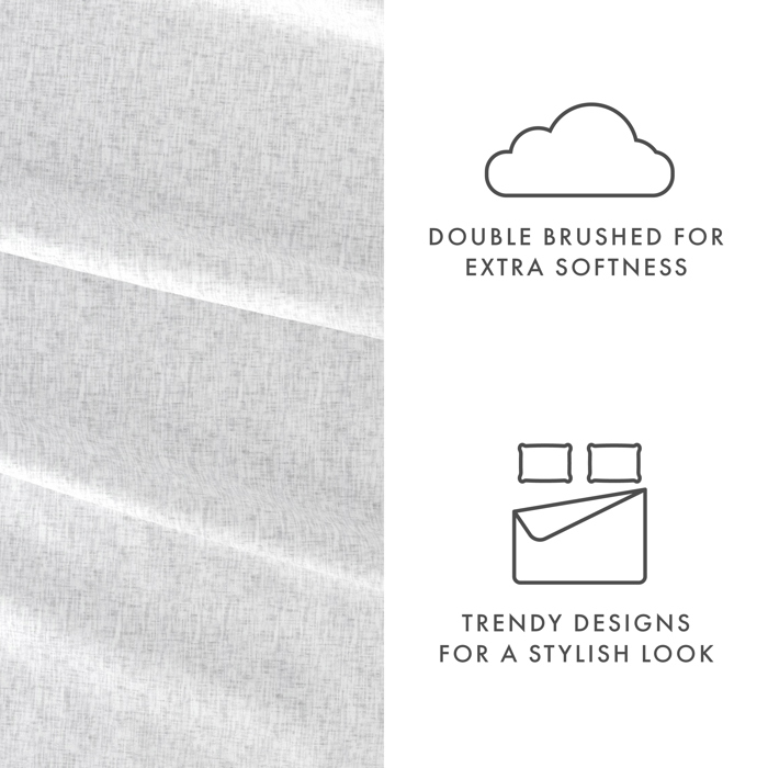 Patterned Ultra-Soft Bed Sheet Set - Modern Elegance