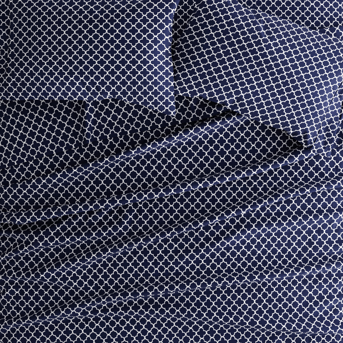 Patterned Ultra-Soft Bed Sheet Set - Modern Elegance