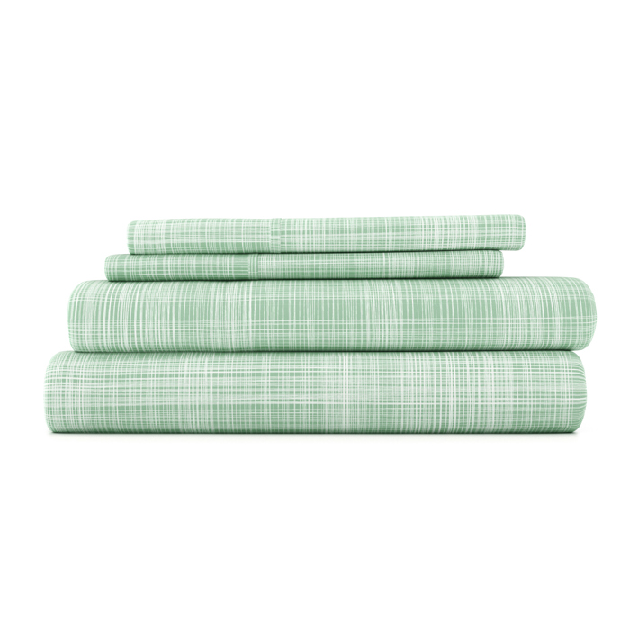 Patterned Ultra-Soft Bed Sheet Set - Modern Elegance