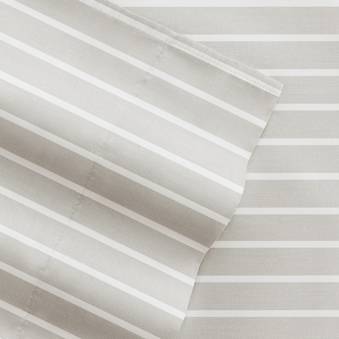 Patterned Ultra-Soft Bed Sheet Set - Soft Lines