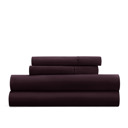 California King Purple Essential Colors Microfiber Bed Sheet Set