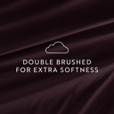 California King Purple Essential Colors Microfiber Bed Sheet Set