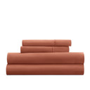 Full/Double Clay Essential Colors Microfiber Bed Sheet Set