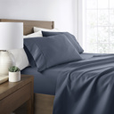 Full/Double Stone Essential Colors Microfiber Bed Sheet Set