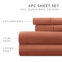 King Clay Essential Colors Microfiber Bed Sheet Set