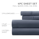 Queen Stone Essential Colors Microfiber Bed Sheet Set