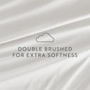Queen White Essential Colors Microfiber Bed Sheet Set