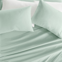 Twin XL Mint Essential Colors Microfiber Bed Sheet Set