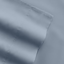 California King Light Blue Essential Colors Microfiber Bed Sheet Set with Extra Pillowcases
