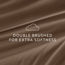 King Taupe Essential Colors Microfiber Bed Sheet Set with Extra Pillowcases