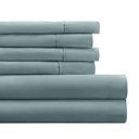 Twin Ocean Essential Colors Microfiber Bed Sheet Set with Extra Pillowcases