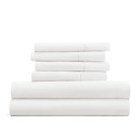 Twin White Essential Colors Microfiber Bed Sheet Set with Extra Pillowcases