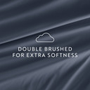 Twin XL Stone Essential Colors Microfiber Bed Sheet Set with Extra Pillowcases