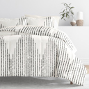  Bedding Bundle, Patterned Microfiber Comforter Set and Solid Sheet Set