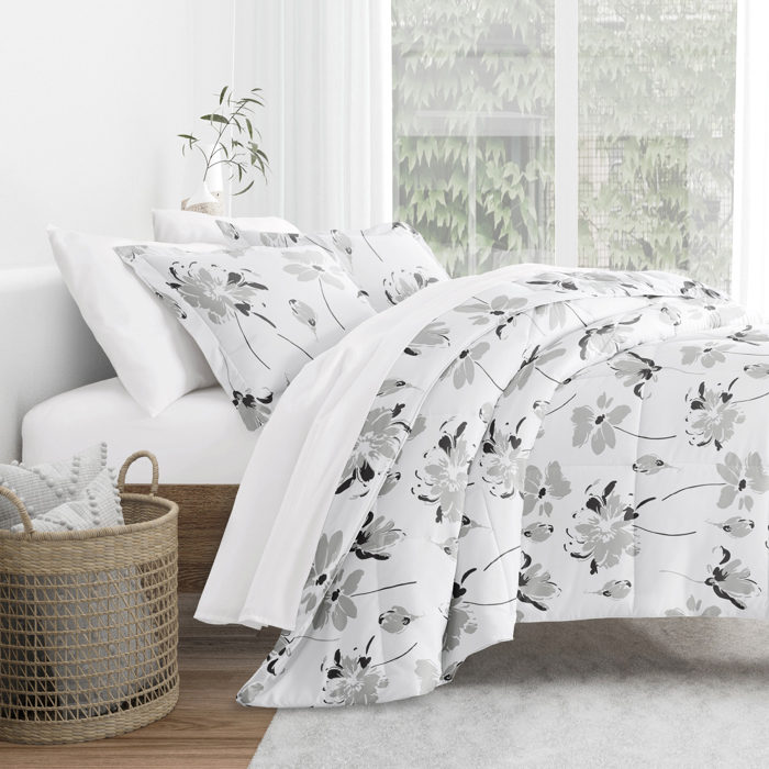 Patterned Comforter Sets Down-Alternative Ultra Soft Bedding