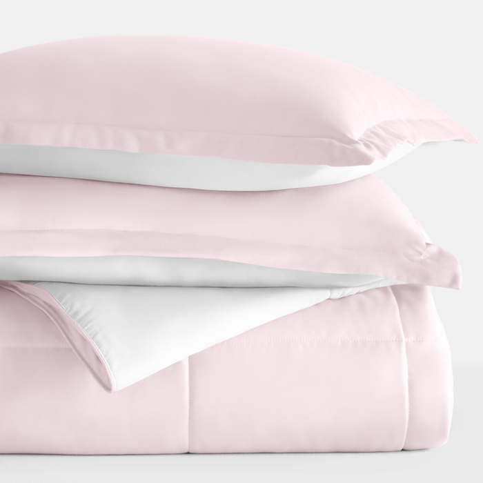 Reversible Down-Alternative Comforter Bedding Set