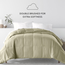 Queen Sage Soft Down-Alternative Essential Comforter