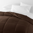 Twin XL Chocolate Soft Down-Alternative Essential Comforter