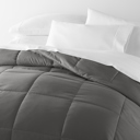 Twin XL Gray Soft Down-Alternative Essential Comforter
