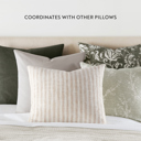 Distressed Floral Olive Elegant Cotton Decor Throw Pillow in Distressed Floral Pattern