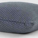 Stone Decor Throw Pillow in Seed Stitch Knit Fabric