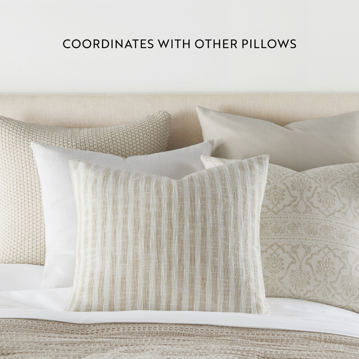 Stone Washed and Distressed Cotton Decor Throw Pillows