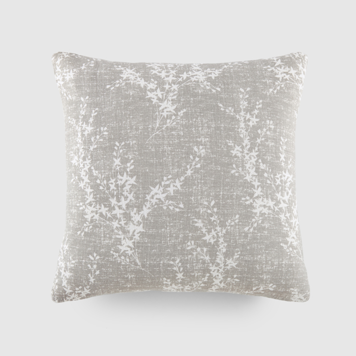 Elegant Cotton Decor Throw Pillow in Willow Pattern