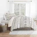 Twin XL Arrow Dreams Gray Patterned Soft Duvet Cover Bed Set - Bohemian Patterns