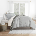 Twin XL Secret Garden Black Patterned Soft Duvet Cover Bed Set - Garden Farmhouse