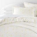 Twin XL Spring Vines White Patterned Soft Duvet Cover Bed Set - Garden Farmhouse