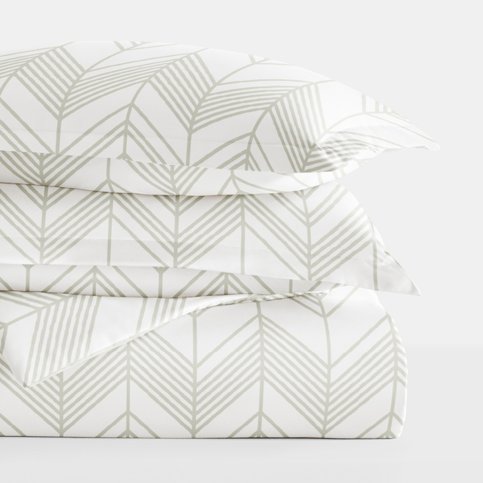 Patterned Soft Duvet Cover Bed Set - Geometric Patterns