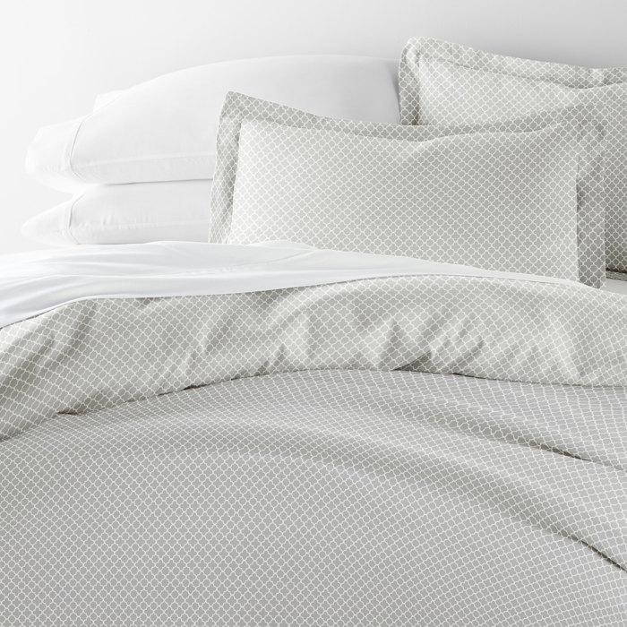 Patterned Soft Duvet Cover Bed Set - Modern Elegance