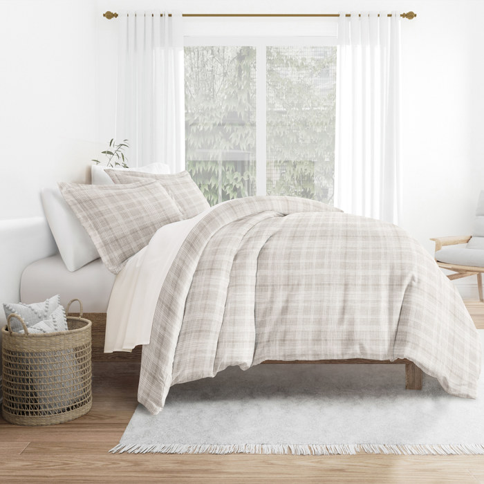 Patterned Soft Duvet Cover Bed Set - Modern Elegance
