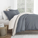 Queen Desert Stripe Navy Striped Soft Duvet Cover Bedding Set - 18 Pattern Designs