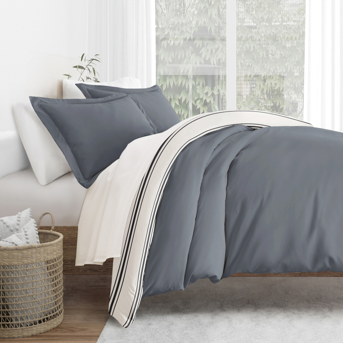 Striped Soft Duvet Cover Bedding Set - 18 Pattern Designs