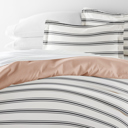 Twin XL Desert Stripe Rose Striped Soft Duvet Cover Bedding Set - 18 Pattern Designs