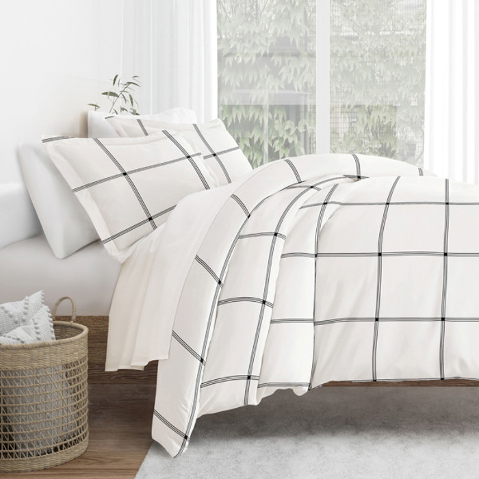 Striped Soft Duvet Cover Bedding Set - 18 Pattern Designs
