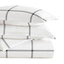 King Grid Gray Striped Soft Duvet Cover Bedding Set - 18 Pattern Designs